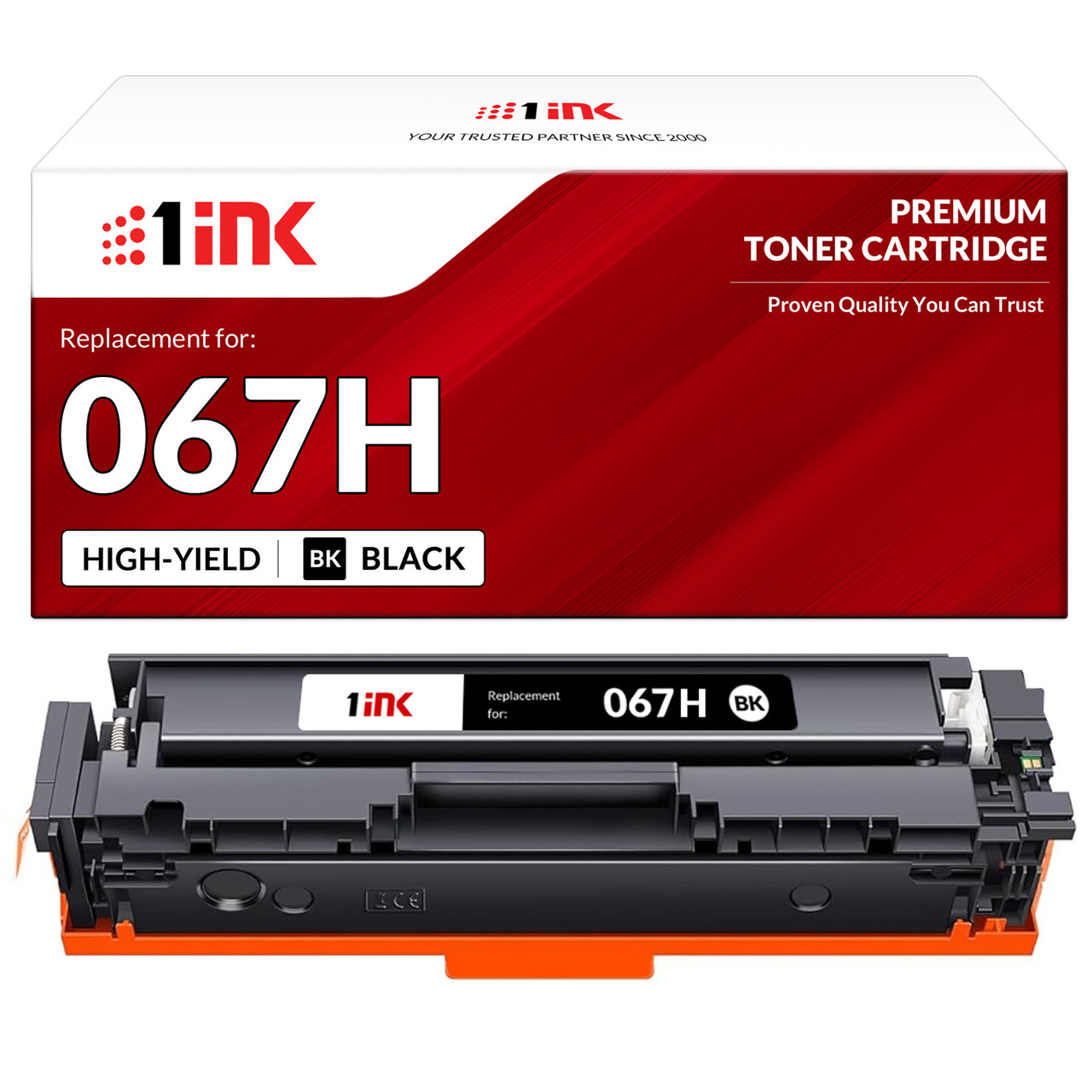 High-Yield Compatible Canon 067H Black Toner Cartridge