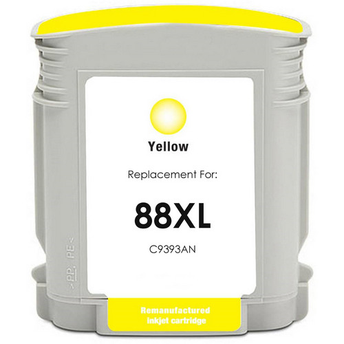 HP 88XL Yellow Ink Cartridge, High 