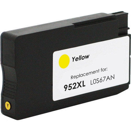 HP 952XL Yellow Ink Cartridge, High Yield (L0S67AN)