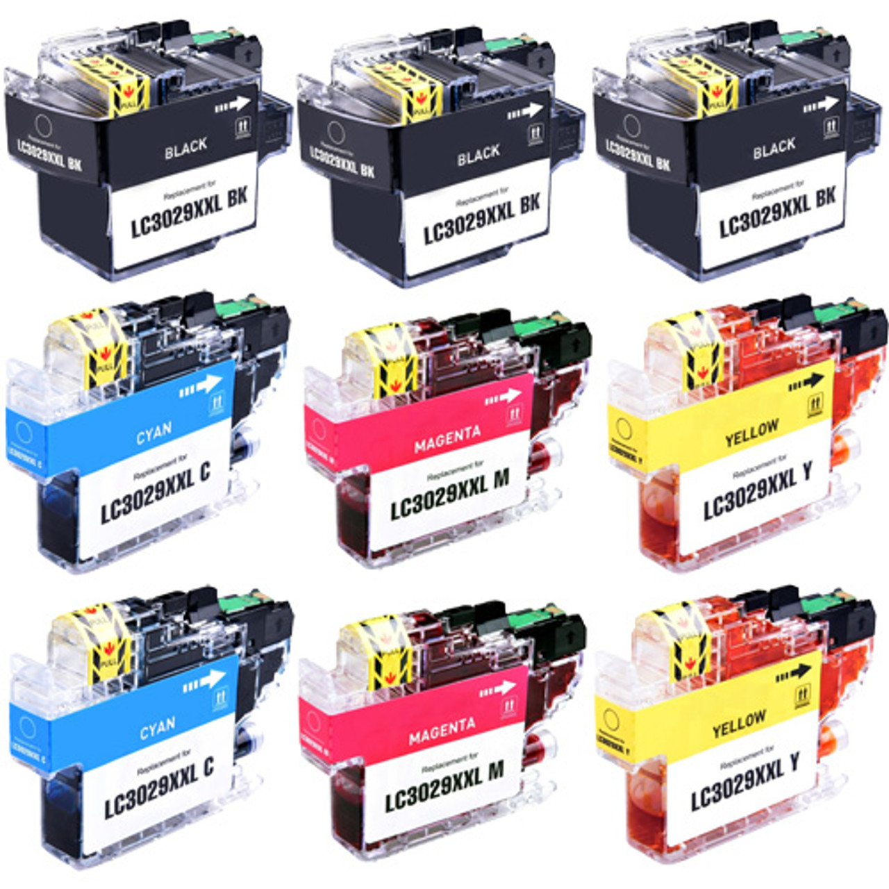  Brother  LC3029 Ink  Cartridge  Set Super High Yield 9 