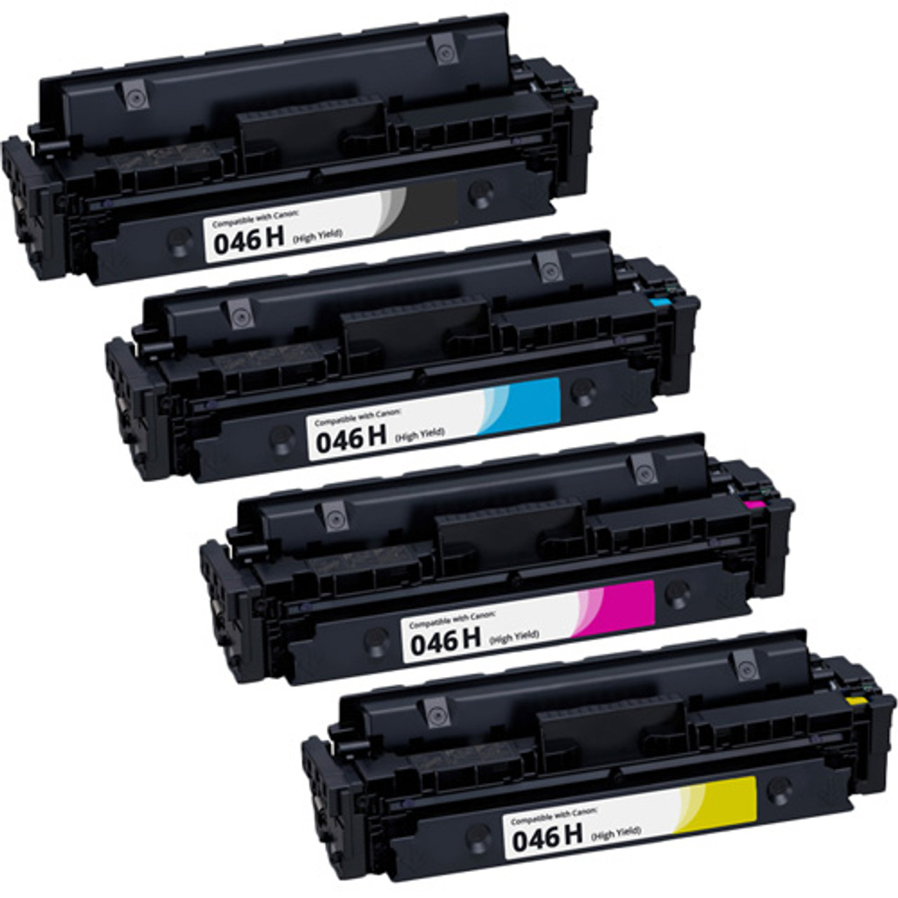 Canon 046H Toner Cartridge Set, High Yield| 4 Pack | 1ink.com