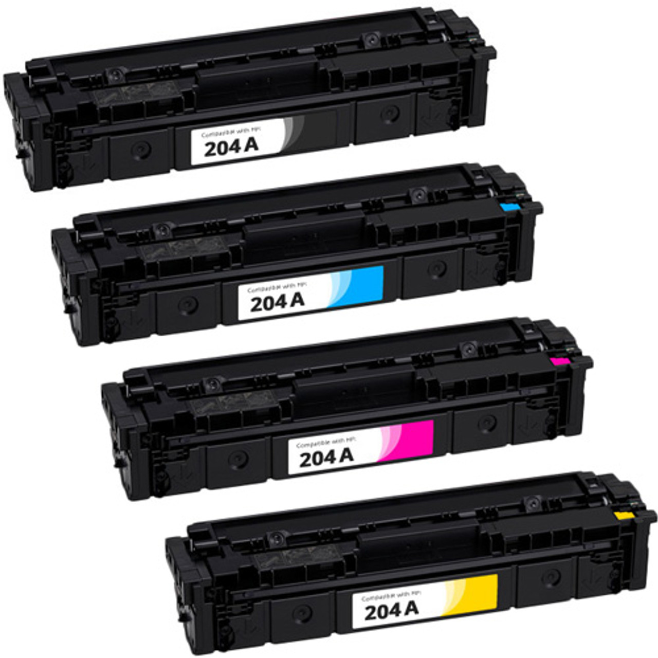 HP 204A Black Color Toner Cartridge Set 4 Pack 1ink difference-between-original-cartridge-compatible-cartridge