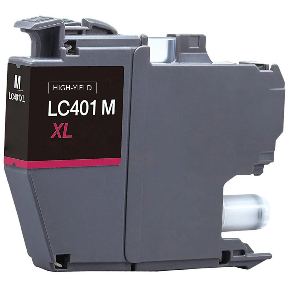 LC401XLMS - Cartouche jet d'encre Brother originale magenta (500 pages) main image 0