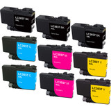 Brother LC3037 Ink Cartridge, Super High-Yield, 9-Pack Brother LC3037 Ink Cartridge, Super High-Yield, 9-Pack