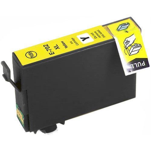 Epson 702XL Yellow Ink Cartridge, High Yield (T702XL420)