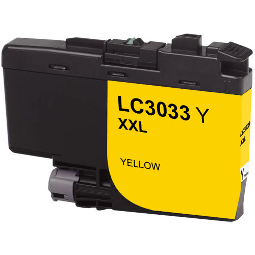 Brother LC3033Y Ink Cartridge, Yellow, Super High-Yield