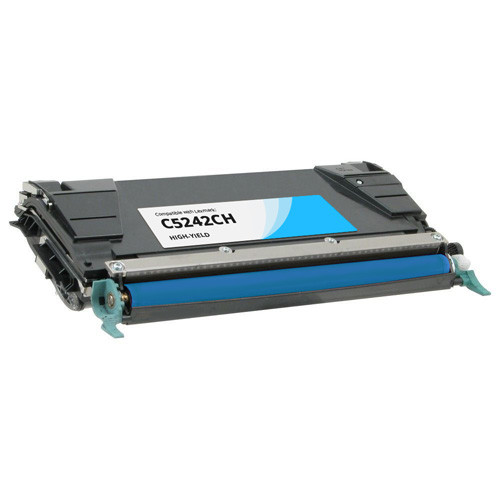 Lexmark C5242CH Cyan High Yield Toner Cartridge