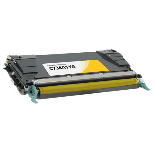 Lexmark C734A1YG Yellow Toner Cartridge