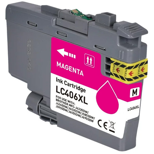 Brother LC406XL Magenta Ink Cartridge - High Yield