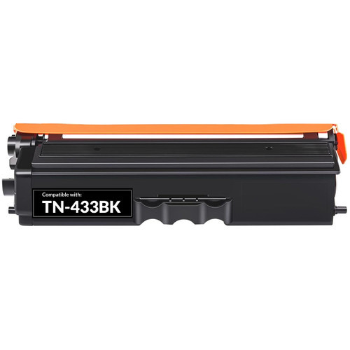 Brother TN433BK Toner Cartridge - High Yield