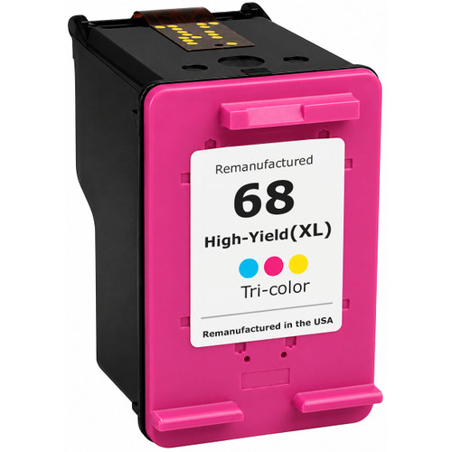 HP 68 color ink cartridge, high-yield (7FP20TN)