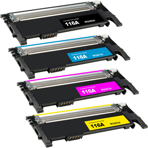 HP 116A toner cartridges, 4-pack