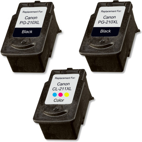 Canon 510 511 Kit 3 Cartucce Inchiostro Per Stampanti Canon PG210 XL E CL211XL - Compatibile Con PIXMA MP250, MP270, MP280, MP480 Canon Grandangolo - Foto 9