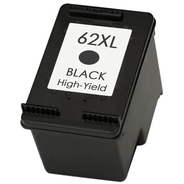 HP 62 XL ブラック　黒　8点 HP 62 Ink Cartridge Black High-Yield - Remanufactured (C2P05AN)