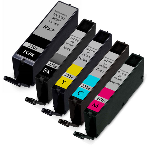 Canon PGi-270XL & Canon Cli-271XL Ink Tank | 5 Pack | 1ink.com