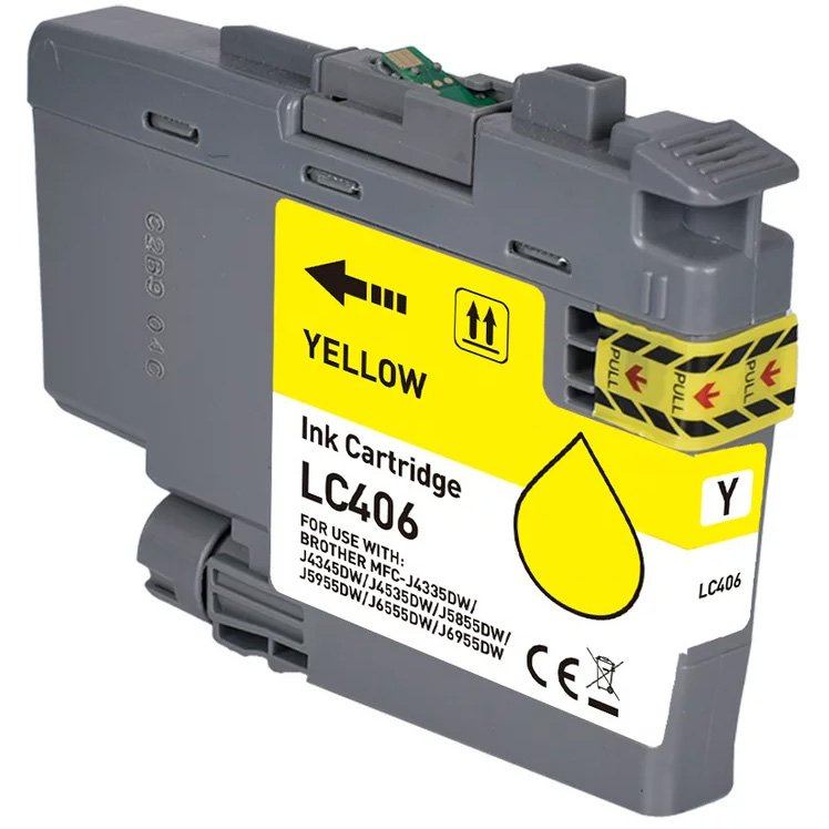 Compatible Brother LC406 Yellow Ink (LC406Y)