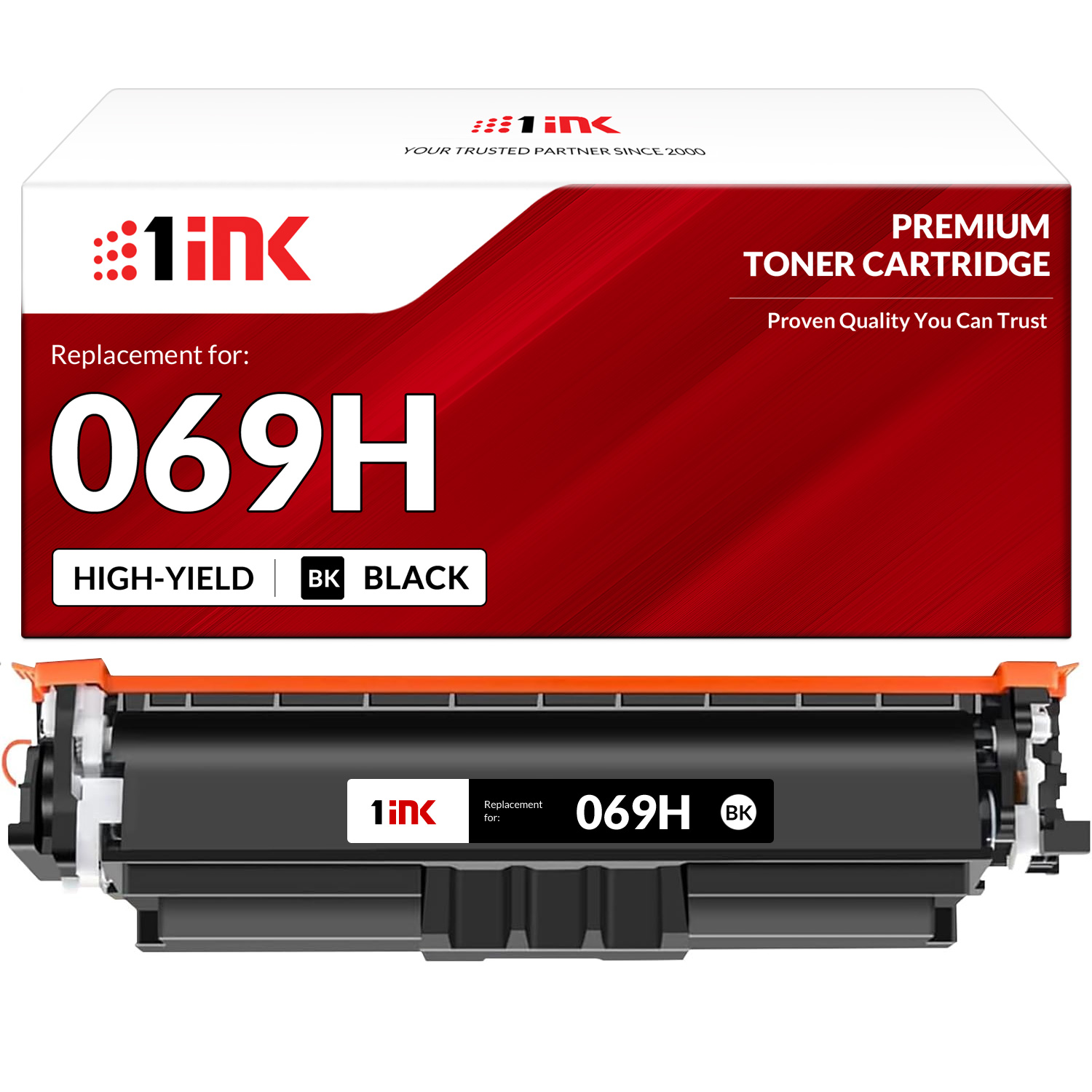 High-Yield Compatible Canon 069H Black Toner Cartridge