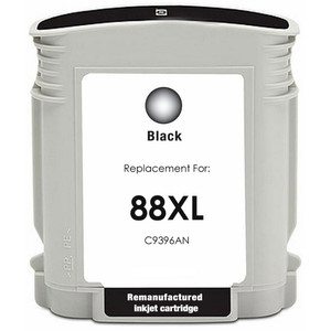 HP 88XL Premium HP C9396AN Compatible Black Inkjet Cartridge Remanufactured