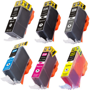 CANON インクカートリッジ Canon PGI-225, Canon CLI-226 Ink Cartridge Combo | 6 Pack | 1ink.com