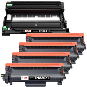 Brother TN830XL Toner & DR830 Drum Compatible | 5 Pack Combo
