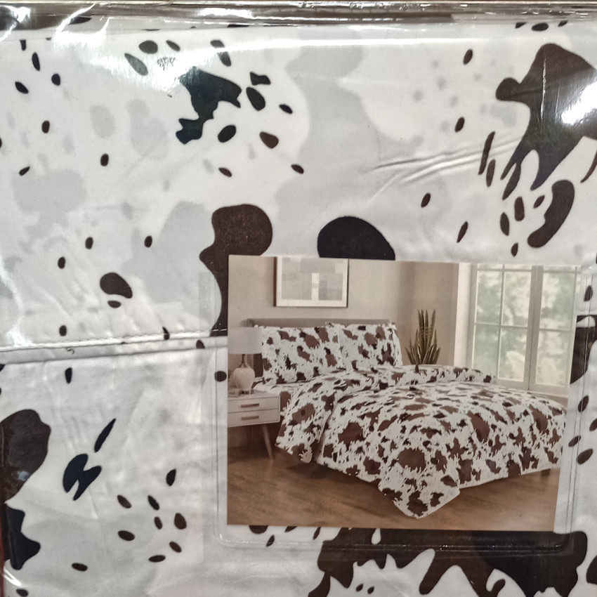 Cow Print Sheets 4pc. Set