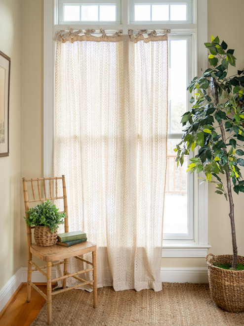 Camelia Curtain - Natural