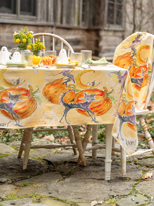 Boo! Watercolor Tablecloth - Multi