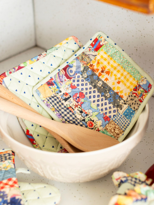 Patch Parade Patchwork Potholder Set of 2 - Multi