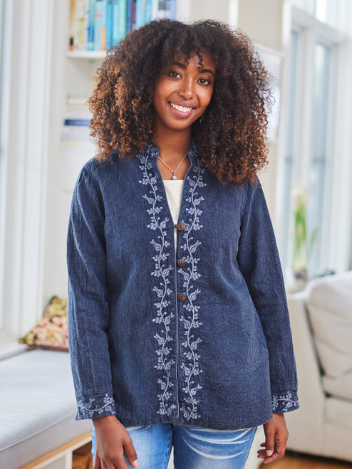 Literary Jacket - Sunwashed Navy