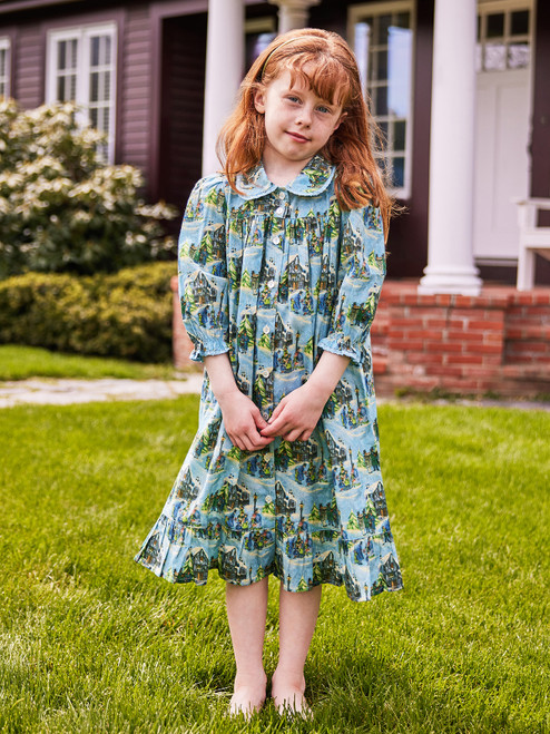 Caroling Girls Petticoat - Blue