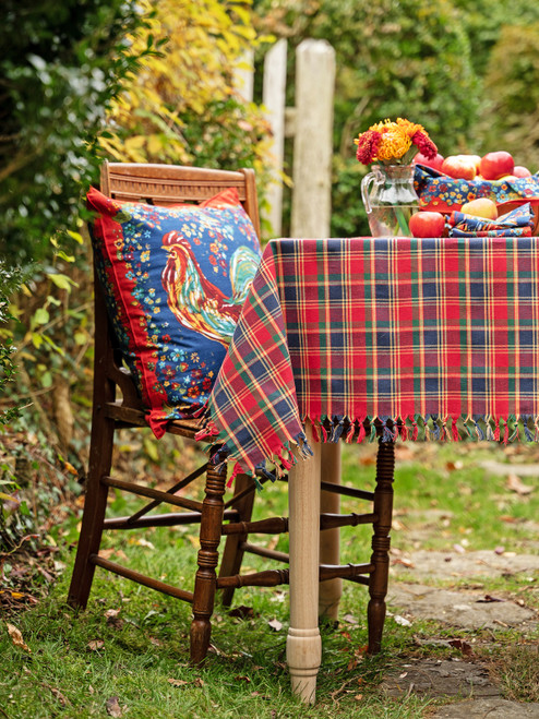 Farmhouse Plaid Tablecloth - Multi