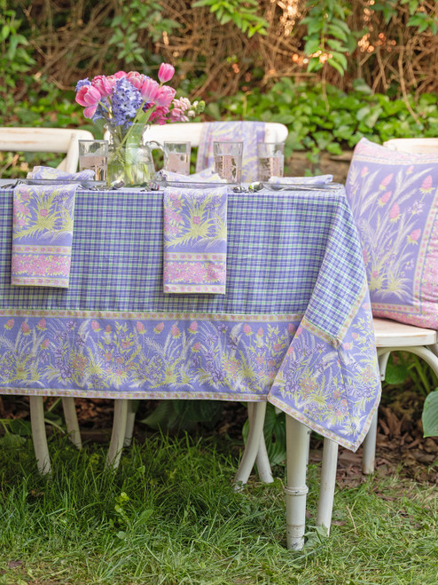 Clover Tablecloth - Periwinkle