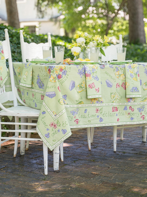 Tea Time Tablecloth - Mint