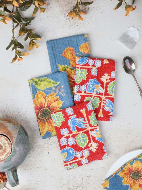Bake Shop Tiny Towel Bundle Set of 4 - Multi