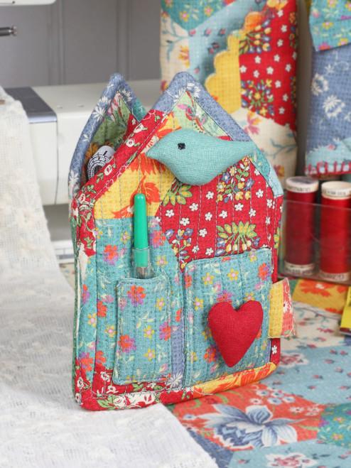 County Fair Patchwork Sewing Cottage - Multi