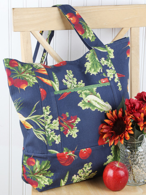 Farm Fresh Market Bag - Navy