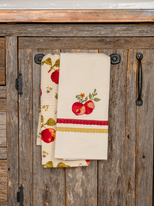 Prairie Embroidered Tea Towel Set of 2 - Multi
