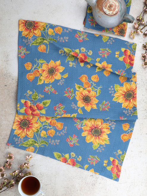 Prairie Tea Towel Set of 2 - Teal