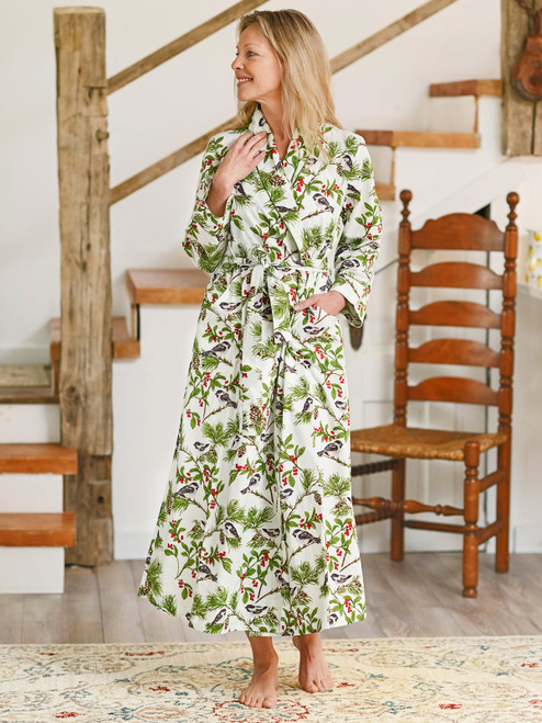 Chickadee Dressing Gown - Ivory