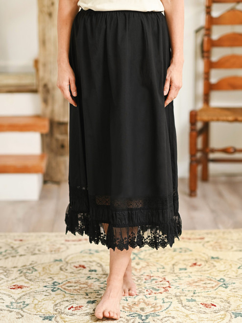 Savannah Half Slip - Black