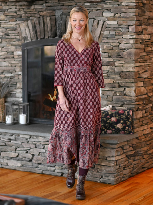 Spice Market Hostess Dress - Pomegranate