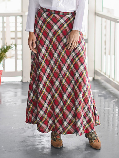 Highland Road Skirt - Red Multi