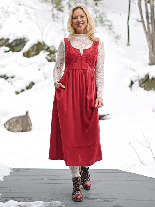 Strathmore Dress - Red