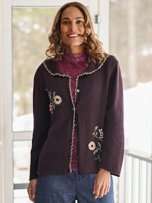 Sugarplum Sweater - Plum