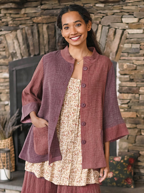 Wander Jacket - Sunwashed Plum
