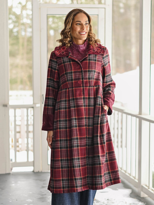 Mahogany Wool Jacket - Mahogany