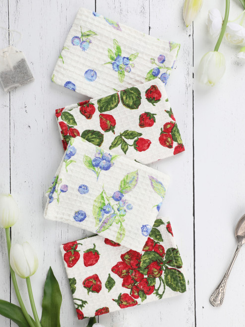 Berry Tiny Towel Bundle Set of 4 - Multi