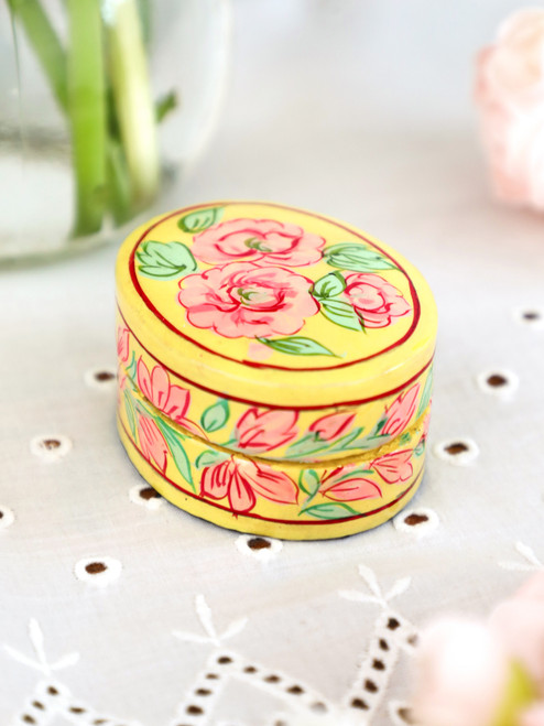 Emmaline Ring Box - Yellow