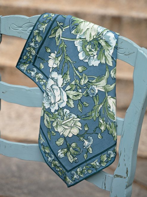 Garden Serenade Napkin Set of 4 - Aegean Blue