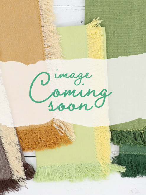 Chambray Cottage Napkin Set of 4 - Lime